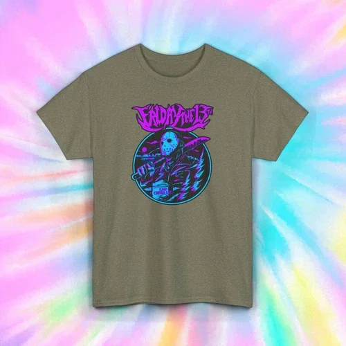 Friday the 13th Horror Graphic Tee S-5XL Jason Voorhees Halloween Gift
