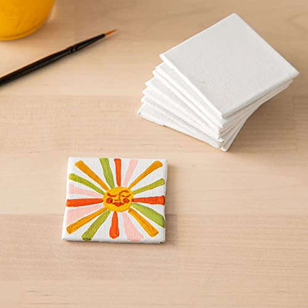 12 Packs: 8 ct. (96 total) 2”; x 2”; Mini Canvas Panels by Artist's Loft™ Necessities™