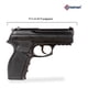 thumbnail image 5 of Pistola De Balines Para Uso Deportivo MCC11 Mendoza Accionada Por CO2 para uso deportivo negro Estandar, 5 of 7