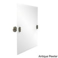 thumbnail image 5 of Frameless Rectangular Tilt Mirror with Beveled Edge in Satin Nickel, 5 of 5
