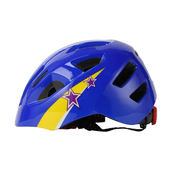 Casco para bicicleta mejor amortiguación portátil para niños Biños para niños bicicletas Azul