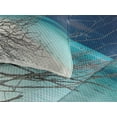 thumbnail image 3 of Ambesonne Beach Quilted Coverlet 3 Pcs, Seascape Theme Driftwood, Queen Size, Turquoise and Blue, 3 of 4