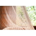 thumbnail image 2 of Burnt Orange Tulle Curtains with Rod Pocket, Chevron Zigzags Pattern with Stripe and Dots Geometrical, Sheer Drape for Wedding Party 2 Panels, 7 Sizes, Burnt Orange Off White, by Ambesonne, 2 of 3