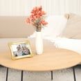 thumbnail image 5 of Unique Bargains Plated Picture Frame with Crystal Tabletop Decor Gold and White 5x7 in, 5 of 6