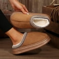 thumbnail image 5 of Cozy Women's Slippers with Plush Lining and Thick Soles - Perfect for Fall Winter Indoor Wear 2026, 5 of 10
