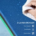 thumbnail image 5 of Demi Bonn 9' x 6' Lily Pad Water Mat for 2 Adults, Floating Pad for Lake Pool Ocean Beach Boating, Green, 5 of 7