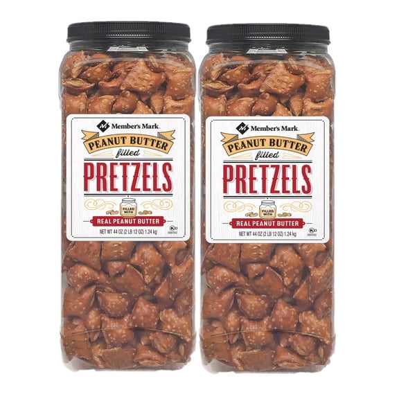 2 Pack | MM Peanut Butter Filled Pretzels (44 oz.)