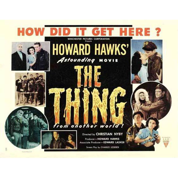 Get The Thing From Another World 1951 11x17 Movie Poster Walmart For Android Wallpaper The Thing From Another World 1951 11x17 Movie Poster Walmart For Android