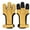 Brown, variant on Traditional Archery Shooting 3 Finger Leather Gloves, Durable Finger Tabs for Bowstring Release and Comfort, Adjustable Shooting Gloves with Elastic Strap