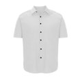 thumbnail image 1 of Chemises pour Hommes Manches Courtes Hommes Décontracté Uni Coupe Ajustée Col Rabattu Bouton Chemise d'Affaires à Manches Courtes Chemises en Lin pour Hommes Manches Courtes Chemises pour Hommes Manches Courtes Décontracté, 1 of 11