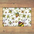 thumbnail image 5 of ZICANCN Bee Doodle Area Rugs Doormat , Facecloth Non-Slip Floor Mat Rug for Living Room Kitchen Sink Area Indoor Outdoor Entrance 36"x24", 5 of 9