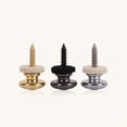 thumbnail image 1 of Flmtop Non Slip Guitar Bass Strap Pins Tail Nail Lock Button Pegs Screw Flat Heads, 1 of 10