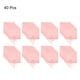 thumbnail image 3 of Uxcell 40 Pcs Bolsa de Microfibra para Joyería, 3.1 × 3.1 Pulgadas, Rosa, 3 of 5
