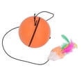 thumbnail image 1 of Interactive Cat Ball Toys, Electric 360 Degree Self Rotation Ball with Feather Stick Toy for Cats, 1 of 7