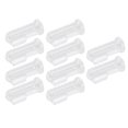thumbnail image 4 of Baby Finger Teeth Brushes, Transparent Soft Small Compact Temperature Resistance Baby Finger Toothbrush  For Indoor For Bathroom For Home Transparent Shell,Pink Shell,Red, 4 of 8
