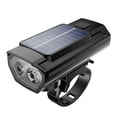 thumbnail image 3 of Solar Powered Rechargeable Bike Light Set, Waterproof LED Bicycle Headlight with Horn, Super Bright Dual LED Front Light for Night Riding, Mountain and Road Cycling Safety Accessories, 3 of 4
