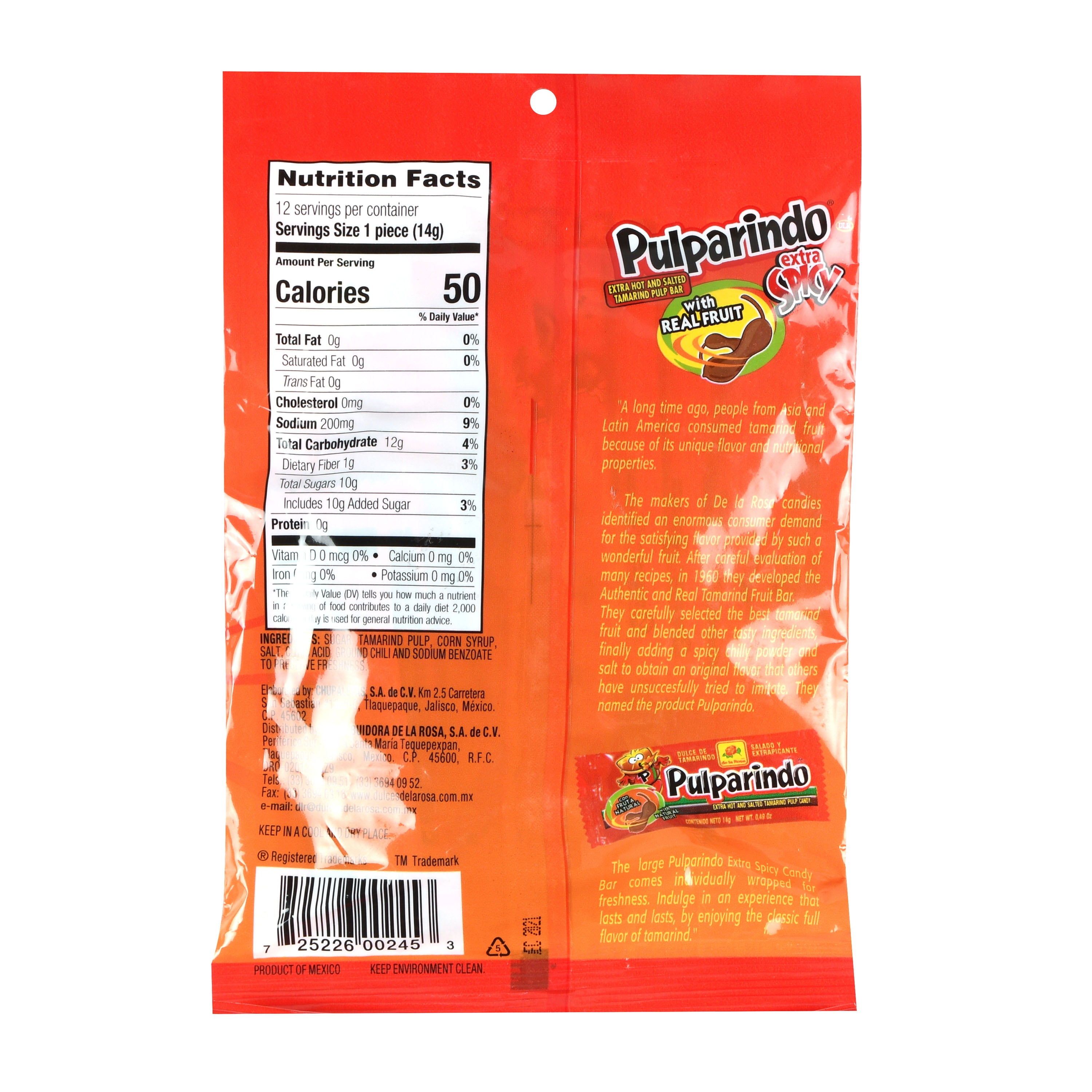 De La Rosa Pulparindo Xtra Spicy Value Pack