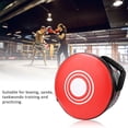 thumbnail image 2 of Tbest Taekwondo Kick Pad, Kick Punch Pad Soft PU Leather Durable Round Boxing Training Target, For Home Practicing Fitness Gym, 2 of 8