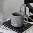 thumbnail image 4 of Nordic style handmade ceramic coffee cup, 1 piece | Reusable, suitable for couples, hand wash only, smooth texture., 4 of 15