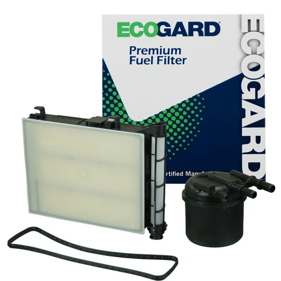 ECOGARD XF10591 Premium Diesel Fuel Filter (Set of 2) Fits Ford F-250 Super Duty 6.7L DIESEL 2017-2020, F-350 Super Duty 6.7L DIESEL 2017-2020, F-450 Super Duty 6.7L DIESEL 2017-2020