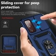 thumbnail image 4 of for Samsung Galaxy S20 FE 5G Case with Camera Lens Cover HD Screen Protector, -Grade Drop Tested  Ring Holder Kickstand Protective Phone Case for Samsung Galaxy S20 FE 5G (Navy Blue), 4 of 17