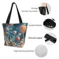 thumbnail image 4 of Disketp Starry Sky Planet Lollipop Bolsa de Hombro Casual para Mujer, Bolso Cruzado para Compras, Viajes y Uso Diario, 4 of 6
