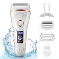 thumbnail image 2 of Outil d'Épilation Corporelle 3 en 1 Rasoir Étanche Tondeuse pour Cheveux Indolores Écran LCD USB Enlève-Poils Rasoir Électrique pour Femmes, 2 of 10