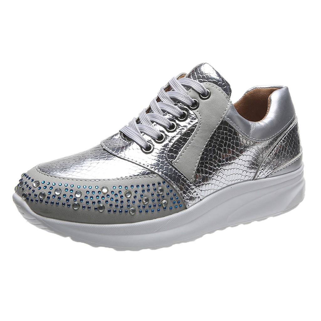 rhinestone running shoes