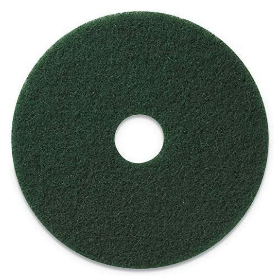 Americo 400317 Scrubbing Pads, 17-Inch Diameter, Green, 5/CT