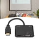 thumbnail image 3 of Adaptador portátil HDMI a HDMI+VGA con cable de vídeo convertidor de audio Plug and Play, 3 of 8
