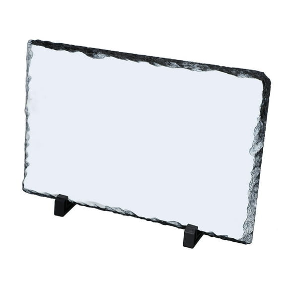 Thermal Transfer Slate Picture Frame, Sturdy DIY Stone Picture Frame Customized for Wedding