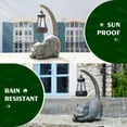 thumbnail image 4 of Solar Garden Statues Cat Figurine with Solar Light Outdoor Decorations for Patio Yard Lawn Ornament Housewarming Birthday for Mom Grandma Friends, 4 of 12