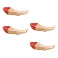 thumbnail image 3 of IBASETOY 4Pcs Multi-Functional Chopstick Holder Wood Relatives Leaders, 3 of 8