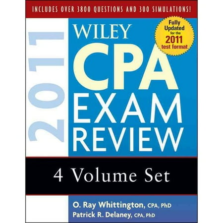 Wiley Cpa Exam Review 2011 4 Volume Set Walmart Com