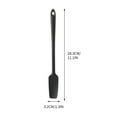 Xhegex Jelly Spoon Scraper Long Handled Silicone Cream Scraper for