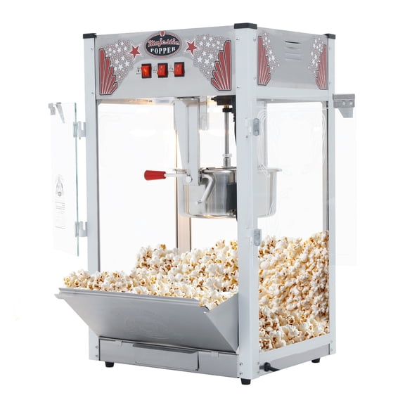 Majestic Countertop Popcorn Machine- Extra Large Movie Theater Style Popper- 16oz Kettle, & Warming Deck by Superior Popcorn Company