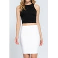 thumbnail image 4 of Women's Sleek and Chic Essential Ponte Mini Skirt, 4 of 5