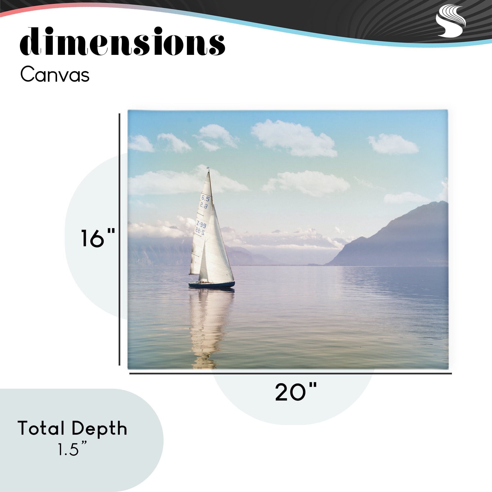 Stupell Industries Ocean Sails Lounging Canvas Wall Art, design by Marcus Prime