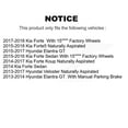 thumbnail image 2 of CMX Front Rear Disc Brake Caliper Assembly Left Right Side (Driver Passenger) Kit for Car Kia Hyundai Forte Elantra GT Veloster Forte5 Koup KBC-100567, 2 of 10