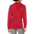 thumbnail image 2 of Russell Athletic Women's Lightweight Fleece Hoodie, True Red, Large, 2 of 3