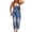 Dark Blue, variant on Women's Juniors Denim Stretch Overalls Adjustable Strap Ripped Distressed Jumpsuit Skinny Fit Jeans Pants,Black,XXL