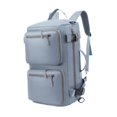 thumbnail image 3 of Segolike Portable Travel Backpack Knapsack with Shoes Compartment for Outdoor Activities Gray, 3 of 8