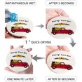 thumbnail image 2 of ZHANZZK Sunflowers Red Car Vintage Farm Girl Set of 6 Round Coaster for Drinks, Absorbent Ceramic Stone Coasters Cup Mat with Cork Base for Home Kitchen Room Coffee Table Bar Decor, 2 of 6