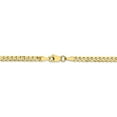 thumbnail image 3 of Leslie's Real 10kt Yellow Gold 2.4mm Flat Beveled Curb Chain Chain Bracelet; for Adults and Teens; for Women and Men, 3 of 4