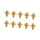 thumbnail image 3 of Tornillos de orejeta de tambor de metal Pieza de tambor liviana Accesorio de tambor Fácil de instalar Caja Oro, 3 of 9
