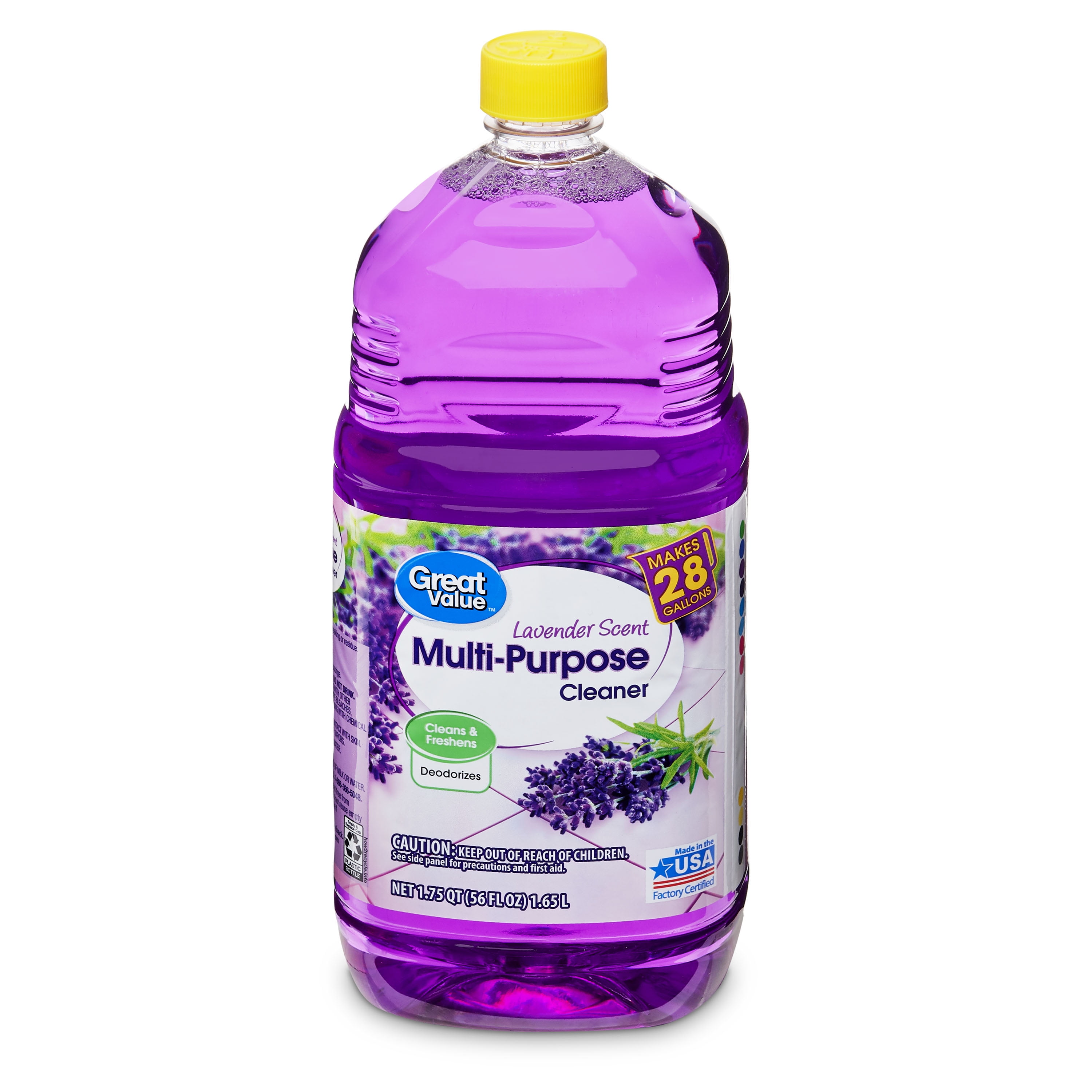 Great Value MultiPurpose Cleaner, Lavender Scent, 56 Fluid Ounce