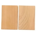 thumbnail image 4 of SHOWERORO 2 Pcs Small Wood Blocks for Craft DIY Projects for Artists Teachers Students Light Brown Smooth Surface, 4 of 8