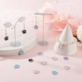 thumbnail image 4 of 1 caja de 50 dijes de huella de pata, esmaltados, para perro, cachorro, gato, color negro, blanco y rosa., 4 of 6