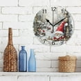 thumbnail image 3 of Ryvnso Gnomes in Forest Wall Clock Non Ticking Silent Kitchen Clock Battery Operated Clocks 10 inch, 3 of 7