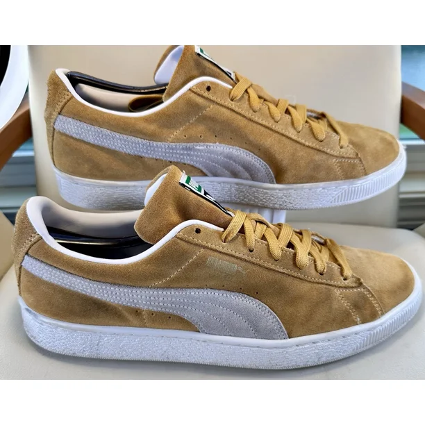 PU & MA Suede Classic XXI Honey Mustard/PU & MA White 11